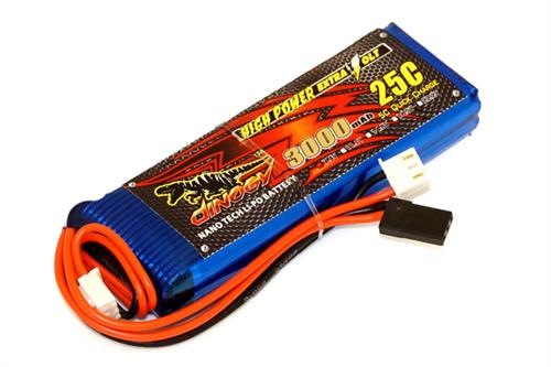 DLC-2S3000TX-X9D Dinogy Li-Pol 3000mAh 7.4V 2S 20x30x100мм для FrSky X9D+, Radiomaster TX16S